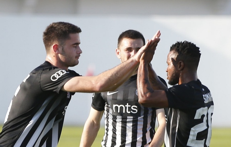 Јовановић украсио голеаду Партизана против Ермиса (ВИДЕО)